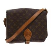 Pre-owned Canvas shoulder-bags Louis Vuitton Vintage , Brown , Dames