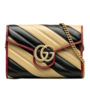 Pre-owned Leather gucci-bags Gucci Vintage , Multicolor , Dames