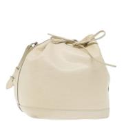 Pre-owned Leather louis-vuitton-bags Louis Vuitton Vintage , White , D...