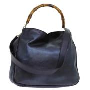 Pre-owned Leather gucci-bags Gucci Vintage , Brown , Dames