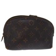 Pre-owned Canvas pouches Louis Vuitton Vintage , Brown , Dames