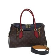 Pre-owned Canvas shoulder-bags Louis Vuitton Vintage , Brown , Dames