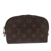 Pre-owned Canvas pouches Louis Vuitton Vintage , Brown , Dames