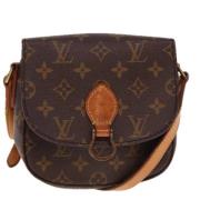 Pre-owned Canvas louis-vuitton-bags Louis Vuitton Vintage , Brown , Da...