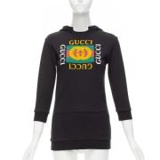 Pre-owned Cotton tops Gucci Vintage , Black , Dames