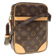 Pre-owned Canvas shoulder-bags Louis Vuitton Vintage , Brown , Dames