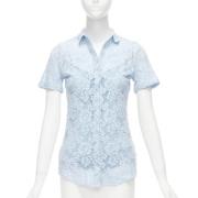 Pre-owned Cotton tops Burberry Vintage , Blue , Dames