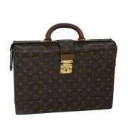 Pre-owned Canvas handbags Louis Vuitton Vintage , Brown , Dames