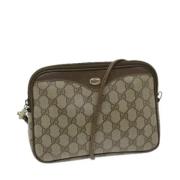 Pre-owned Canvas gucci-bags Gucci Vintage , Beige , Dames