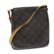 Pre-owned Canvas louis-vuitton-bags Louis Vuitton Vintage , Brown , Da...