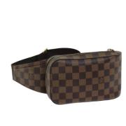 Pre-owned Canvas shoulder-bags Louis Vuitton Vintage , Brown , Dames