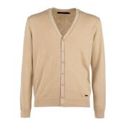 Heren Beige Katoenen Vest Liu Jo , Beige , Heren