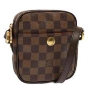 Pre-owned Canvas shoulder-bags Louis Vuitton Vintage , Brown , Dames