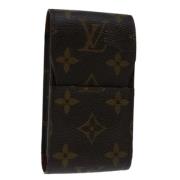 Pre-owned Canvas pouches Louis Vuitton Vintage , Brown , Dames