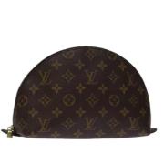 Pre-owned Canvas pouches Louis Vuitton Vintage , Brown , Dames