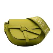 Pre-owned Leather crossbody-bags Loewe Pre-owned , Green , Dames