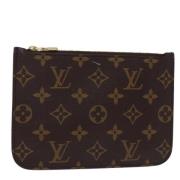 Pre-owned Canvas pouches Louis Vuitton Vintage , Brown , Dames