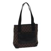 Pre-owned Canvas totes Gucci Vintage , Brown , Dames