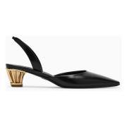 Lage Alyssa Hakken Salvatore Ferragamo , Black , Dames