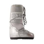 Zilver Synthetische Glance Laarzen Moon Boot , Gray , Dames