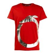 Stijlvolle T-Shirt Collectie voor Mannen Trussardi , Red , Heren