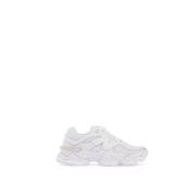 Mesh Leren Sneakers met Iconische N New Balance , White , Heren