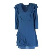 Blauwe Zomerjurk Patrizia Pepe , Blue , Dames