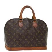 Pre-owned Canvas handbags Louis Vuitton Vintage , Brown , Dames