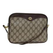 Pre-owned Leather gucci-bags Gucci Vintage , Beige , Dames