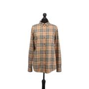 Pre-owned Cotton tops Burberry Vintage , Brown , Dames