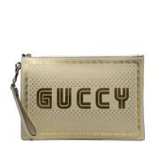 Pre-owned Leather gucci-bags Gucci Vintage , White , Dames