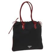 Pre-owned Nylon handbags Prada Vintage , Black , Dames