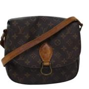 Pre-owned Canvas louis-vuitton-bags Louis Vuitton Vintage , Brown , Da...