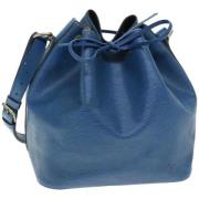 Pre-owned Leather louis-vuitton-bags Louis Vuitton Vintage , Blue , Da...