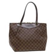 Pre-owned Canvas totes Louis Vuitton Vintage , Brown , Dames