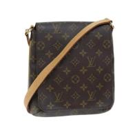 Pre-owned Canvas shoulder-bags Louis Vuitton Vintage , Brown , Dames