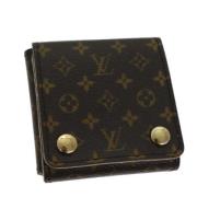 Pre-owned Canvas pouches Louis Vuitton Vintage , Brown , Dames