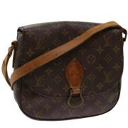 Pre-owned Canvas shoulder-bags Louis Vuitton Vintage , Brown , Dames