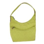 Pre-owned Canvas gucci-bags Gucci Vintage , Yellow , Dames