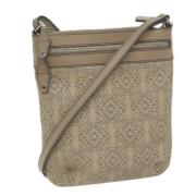 Pre-owned Leather shoulder-bags Loewe Pre-owned , Beige , Dames