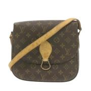 Pre-owned Canvas shoulder-bags Louis Vuitton Vintage , Brown , Dames