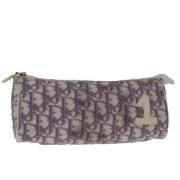 Pre-owned Canvas pouches Dior Vintage , Purple , Dames