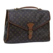 Pre-owned Canvas handbags Louis Vuitton Vintage , Brown , Dames