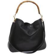 Pre-owned Leather gucci-bags Gucci Vintage , Black , Dames