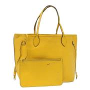 Pre-owned Leather louis-vuitton-bags Louis Vuitton Vintage , Yellow , ...