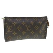 Pre-owned Canvas pouches Louis Vuitton Vintage , Brown , Dames