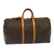 Pre-owned Canvas travel-bags Louis Vuitton Vintage , Brown , Dames