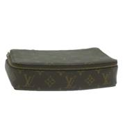 Pre-owned Canvas pouches Louis Vuitton Vintage , Brown , Dames