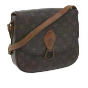 Pre-owned Canvas shoulder-bags Louis Vuitton Vintage , Brown , Dames