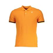 Oranje Contrast Polo K-Way , Orange , Heren